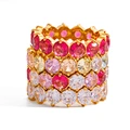Colored zirconium stainless steel ring - for daily wear